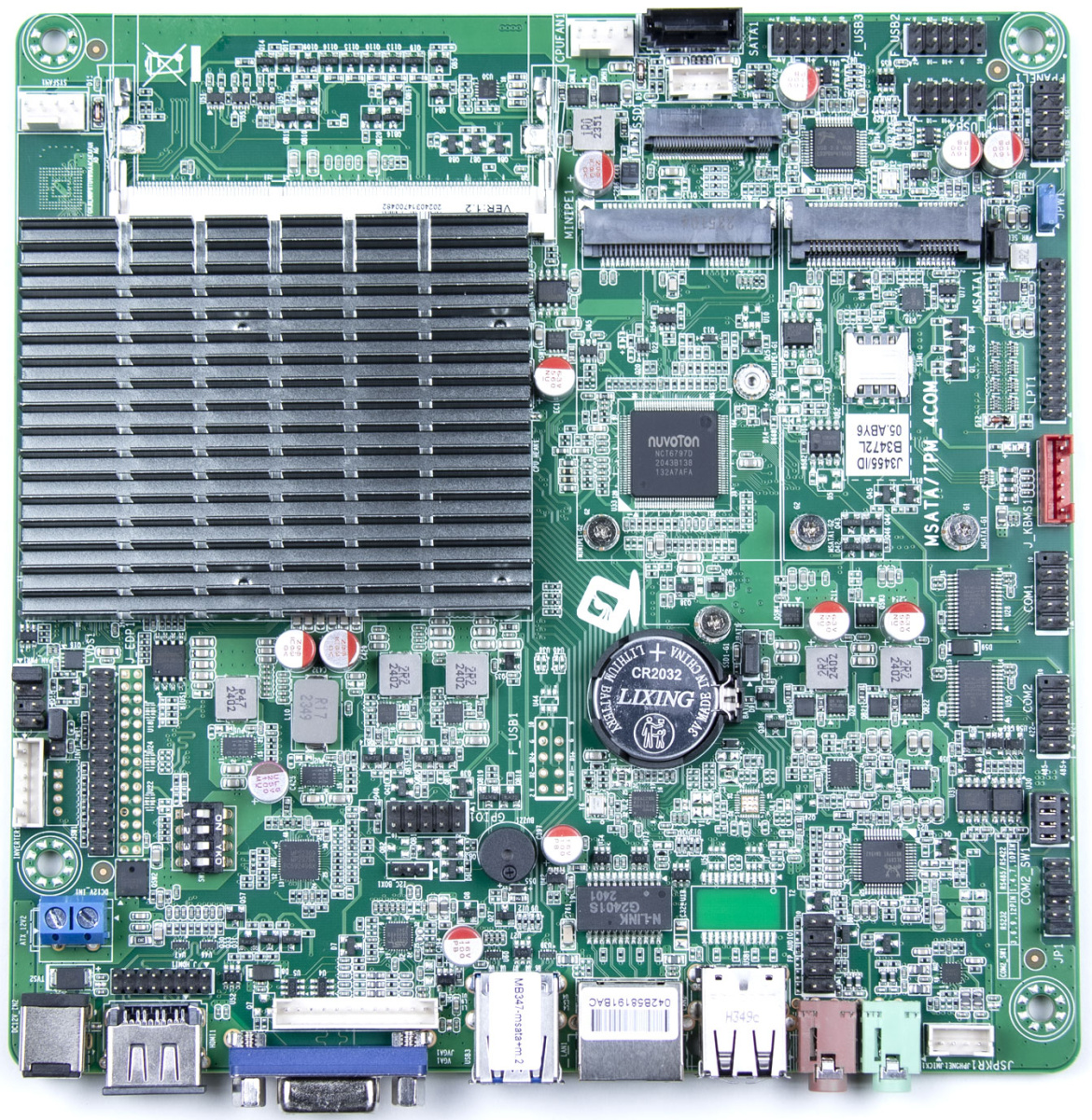 Материнская плата ITX-B347_J112L для POS101/POS101-17/POS200/POS90/POS90ES/START-2v2 mSATA+M2 (код 3438) с доставкой по Красноярску.