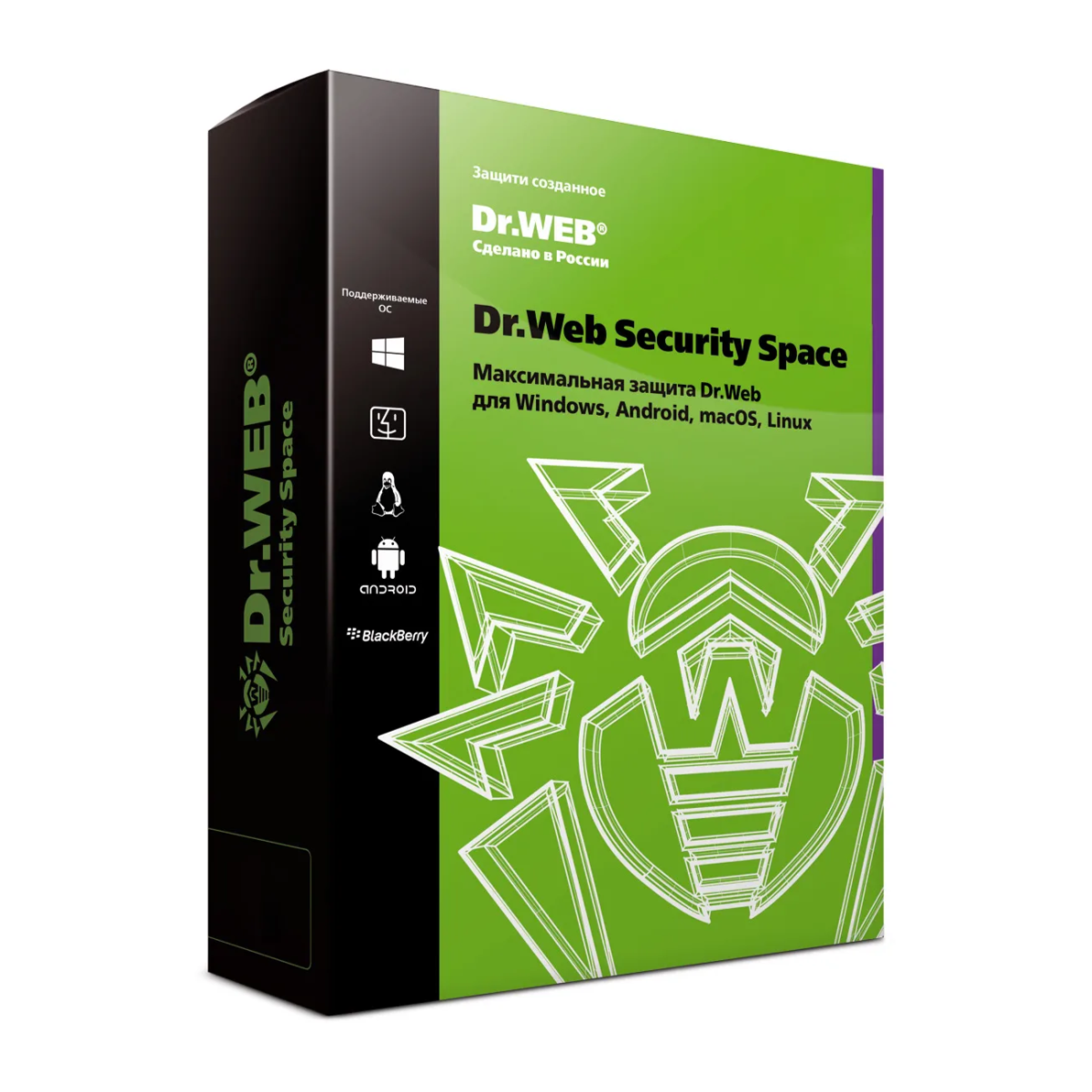 Антивирус Dr. Web Security Space КЗ Продление лицензии на 5 ПК на 2 года [LHW-BK-24M-5-B3]  / Красноярск / ТСЦ ПОРТ 