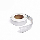 Защитная противокражная радиочастотная этикетка 40x40 RF-4D-white с доставкой по Красноярску.